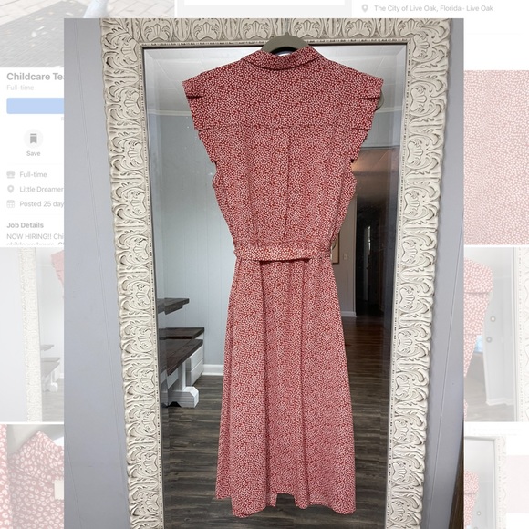 Red and white dress - Picture 4 of 6